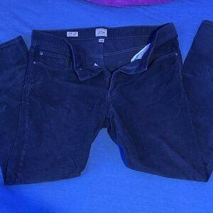 Black J Crew 770 style corduroy jeans